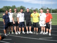 shot put, discus, hammer and javelin instructors at John Godina's Phase 1 clinic