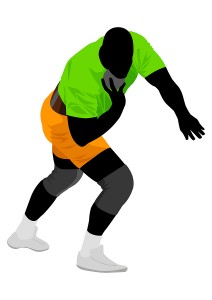 shot put athlete