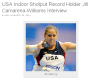 Interview with Jill Camarena-Williams Shot Put Record Holder